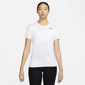 ナイキ 半袖 Tシャツ レディース NIKE Dri-FIT RLGD LBR トレーニング スポーツウェア 吸汗 速乾 ドライ 女性用 トップス 半袖シャツ シンプル 白 ホワイト レディースウェア ウエア 服 nike ブランド アパレル/DX0688-100