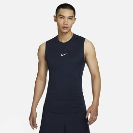 ナイキ ノースリーブ インナーシャツ メンズ NIKE ナイキ プロ Dri-FIT タイト フィットネストップ タンクトップ トレーニング ランニング スポーツウェアウェア nike アンダー 袖なし Tシャツ ネイビー 濃紺 男性用 服 ブランド アパレル/FB7915-451【返品不可】