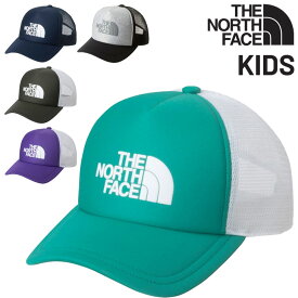 ノースフェイス 帽子 キッズ ジュニア THE NORTH FACE ロゴ メッシュキャップ 子供用 アウトドア スポーツ カジュアル 子ども 男の子 女の子 ベースボールキャップ こども アクセサリー キッズキャップ ぼうし ブランド アパレル/NNJ02409