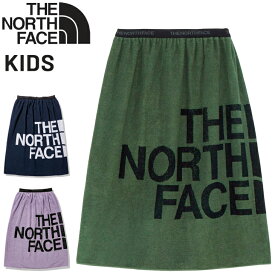 送料無料 ノースフェイス キッズ ラップタオル 子供用 収納袋付き 薄手 THE NORTH FACE 抗菌防臭加工 ジュニア 巻きタオル 綿 オーガニックコットン バスタオル 子ども 男の子 女の子 小学生 水遊び 水泳 プール アウトドア スポーツ ブランド アクセサリー/NNJ22224