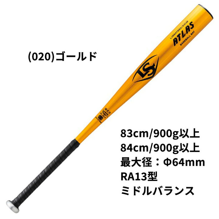 楽天市場】送料無料 ルイスビルスラッガー 一般硬式用 金属製バット 