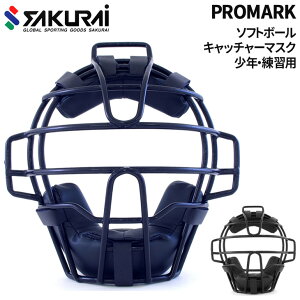 送料無料 プロマーク PROMARK ソフトボール キャッチャーマスク 少年用 捕手 練習用 子供 子ども用 キャッチャー防具 少年ソフトボール用 キッズ ジュニア ソフトボール用品 スポーツ 体育 ブ