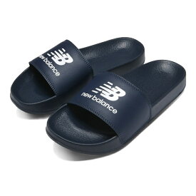 ニューバランス スポーツサンダル D幅 メンズ レディース NEWBALANCE 50 Slide シャワーサンダル ユニセックス 大きいサイズ ブランド スライドサンダル シューズ スポーティ カジュアル 男女兼用 くつ シンプル 紺色 レジャー ジム イベント/SUF050-G2