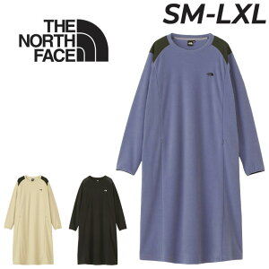 送料無料 ザ・ノース・フェイス マタニティウェア 長袖 フリース ワンピース レディース 女性 THE NORTH FACE 保温 暖かい ロング丈 無地 ドレス 授乳口つき 妊婦 産前産後 ワンピ ママ お母さん