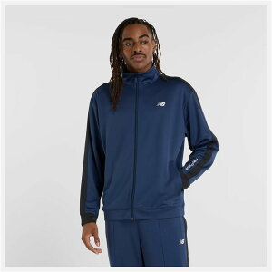 送料無料 ニューバランス ジャージ 長袖 メンズ Newbalance ニットトラックジャケット フルジップ アウター 吸汗速乾 ドライ トレーニングジャケット ジャージー スポーツウェア 男性用 メンズ