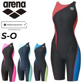 送料無料 アリーナ 水着 競技用 レディース WA承認 水泳 競泳 スイムウェア arena レーシングワンピーススパッツ オープンバック 初級スイマー ビギナー 女性 女子 オールインワン ブランド スイムスーツ アパレル/FAR-3553W【返品不可】