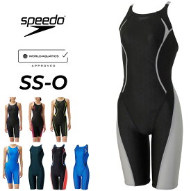 送料無料 スピード 競泳水着 水泳 レディース WA承認モデル オールインワン水着 SPEEDO フレックスシグマカイオープンバックニースキン｜4分丈 カップなし 女性 女子 レディース競技水着 レーシング ブランド スイムウェア アパレル/SCW12301F【返品不可】