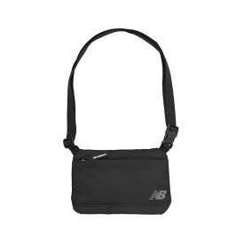 ニューバランス ショルダーバッグ 2L ユニセックス Newbalance Essential スリングバッグ｜サコッシュ 小型 ミニバッグ 斜め掛け 肩掛け 鞄 スポーツバッグ アウトドア キャンプ ユニセックス カジュアル ポシェット 黒 ブラック ブランド 男女兼用 かばん/LAB53514-BK