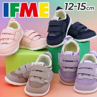 送料無料 イフミー ベビーシューズ 3E相当 子供靴 12-15cm ベビー靴 IFME LIGHT ワンベルトスニーカー BA…
