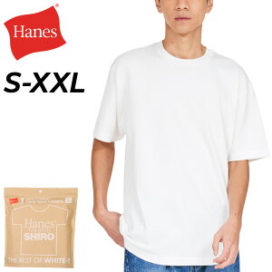 �w�C���Y ���� T�V���c 1������ �����Y ���f�B�[�X Hanes T-SHIRTS SHIRO �p�b�NT 1P ���n �N���[�l�b�N �V�� ��T�V���c ���� �z���C�g �����V���c �C���i�[ �R�b�g��T �g�b�v�X �J�W���A�� �A���J�W 