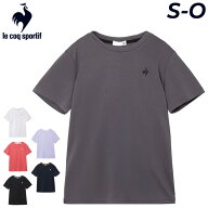ルコック 半袖 Tシャツ レディース le coq sportif トレーニングシャツ 女性用 無地 ワンポイントロゴ 吸…