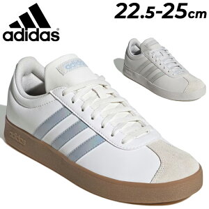 �������� �A�f�B�_�X �X�j�[�J�[ ���f�B�[�X �C adidas VL COURT BASE W ���[�J�b�g �V���[�Y �R�[�g�X�^�C�� ���� �C �X�g���[�g �J�W���A�� �ʊw �ʋ� �V���v�� �^���C ���f�B�[�X�C �u�����h ��