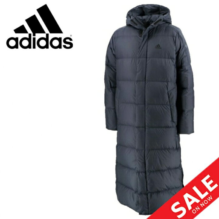 楽天市場 送料無料 ダウン ロングコート メンズ アウター アディダス Adidas ライトダウンコート スポーツウェア 紺 ネイビー 防寒 ベンチ コート 軽量 Izg99 Ge9994 ギフト不可 0qpd Prem Rkap Apworld