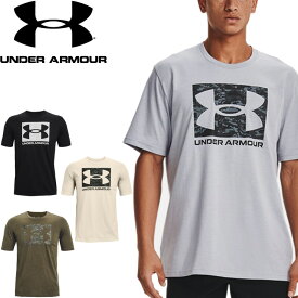 半袖 Tシャツ メンズ アンダーアーマー UNDER ARMOUR UA ABCカモ ボックスロゴ S/S Tee/スポーツウェア トレーニング 吸汗速乾 クルーネック 半袖シャツ 男性 トップス1361673