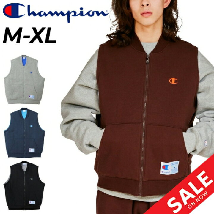 美品❣️チャンピオン Champion☆ファーベスト☆Lサイズ☆人気グレー 