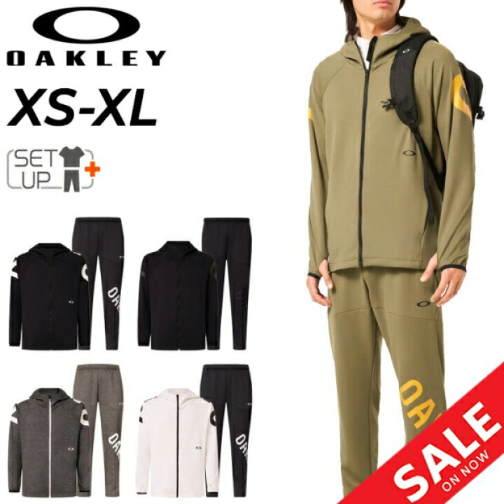 OAKLEY ジャージ ナイロンジャケット セットアップ 上下セット （楽天  