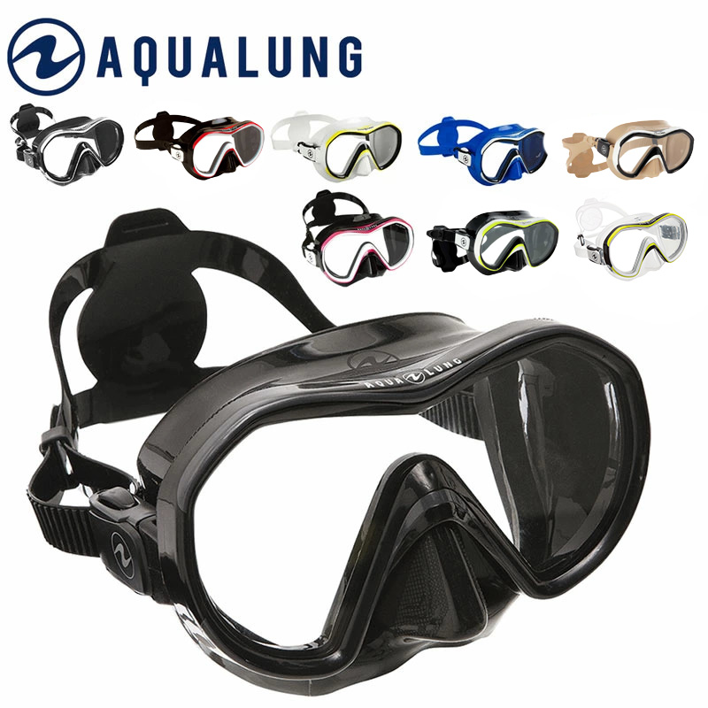 イタリアモデル、日本製シリコーン使用。クールかつ最高のフィット感。 AQUALUNG アクアラング リヴィール X1（1眼タイプ）スノーケル シュノーケル シュノーケリング 水中メガネ 水中眼鏡 シリコン シリコンマスク ダイビング スキューバ スキューバダイビング 大人用
