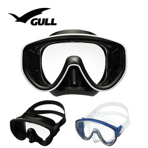 ダイビング マスク GULL ガル アビームブラックシリコン GM-1432B 軽器材 一眼マスク