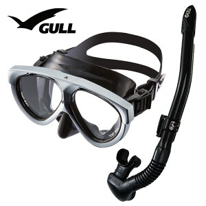 ダイビング マスク シュノーケル セット 軽器材 2点セット GULL マンティス 5 カナールステイブル ダイビングマスク スノーケル シュノーケリングセット スキューバダイビング 度付き 対応 【