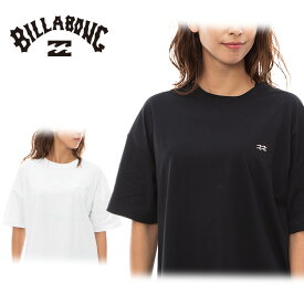 BILLABONG ビラボン レディース Tシャツ 半袖 サーフブランド ロゴ シンプル 体型カバー ママ おしゃれ かわいい BE013864 LOGO S/S TEE RASH