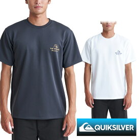 QUIKSILVER クイックシルバー ラッシュガード サーフィン メンズ 吸水 速乾 ストレッチ 半袖 Tシャツ QLY242005 CLASSIC ARCH SS