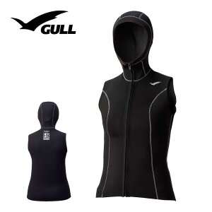 フードベスト GULL/ガル 2mm×3mmFIRフードベストメ ウィメンズ GW-6646 スノーケリング ダイビング アウトドア フード ベスト インナー 防寒対策 マリンスポーツ スイムウェア 女性用