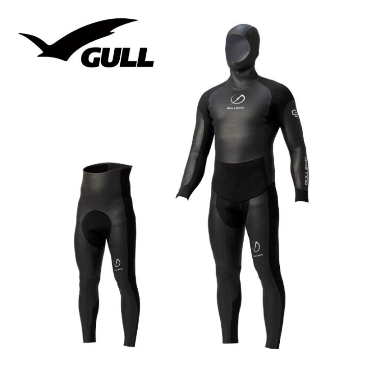 楽天市場】GULL / ガル 3mm アプネアフードジャケット & ロングパンツ  