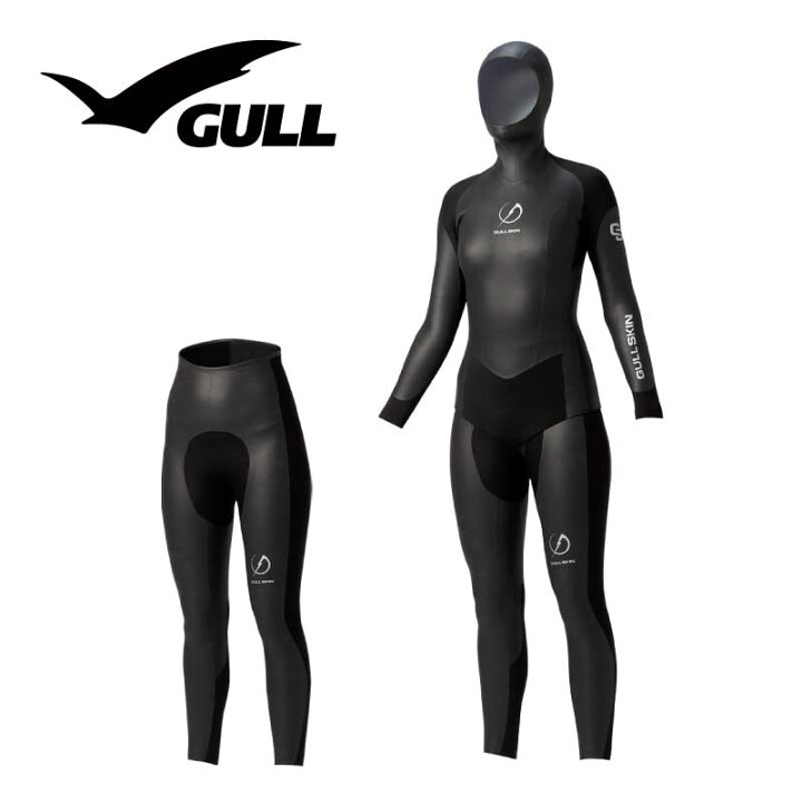 楽天市場】GULL / ガル 3mm アプネアフードジャケット & ロングパンツ 