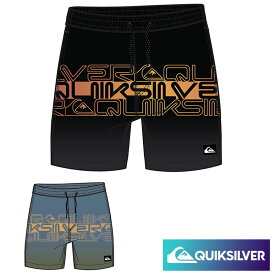 QUIKSILVER クイックシルバー JAMショーツ キッズ 男の子 ユース 16インチ サーフィン ビーチ 海 プール アウトドア サマー EVERYDAY WORDBLOCK VL YTH 16 ボードショーツ サーフショーツ 短パン