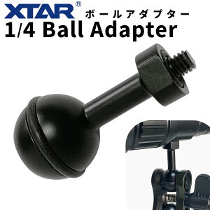 XSTAR {[A_v^[ Ball Adapter (1/4 screw) GNX^[ 41 ʔA[VXe ڑ Be Cg ANZT J ʐ^  Be