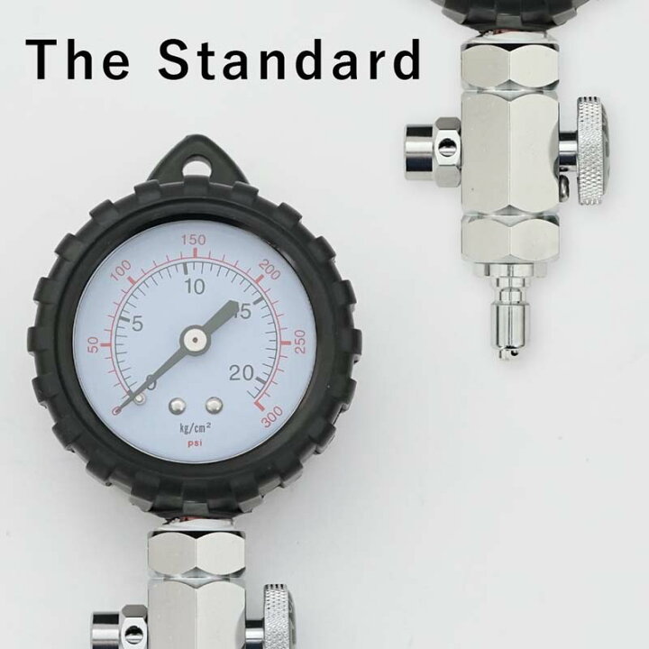 楽天市場】中圧計 検圧計 チェッキングゲージ バルブ付き The Standard 