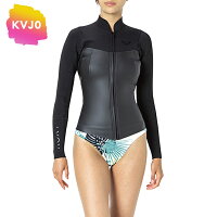ROXYロキシーウェットスーツレディースジャケット2mmウエットスーツタッパー長袖2.0SATINFZLSJKTRWT191911