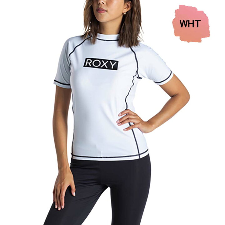 楽天市場 スーパーsale ポイントup Roxy ロキシー ラッシュガード レディース 半袖 水着 Rashie S S Rly5025 Aqros ダイビング スノーケリング