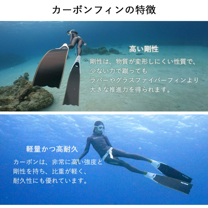 楽天市場】＼期間限定！プレゼント付／ カーボン ロングフィン フット 