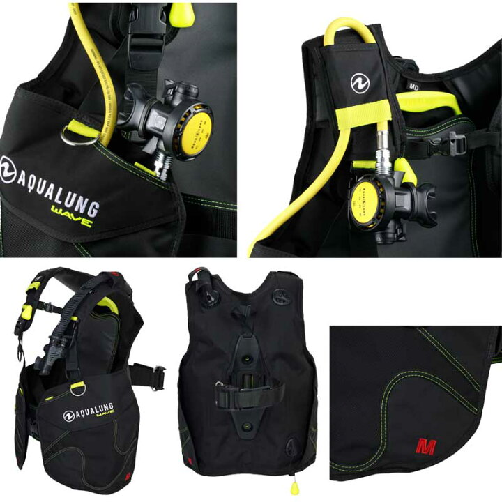 楽天市場】BCD アクアラング AQUALUNG WAVE ウェーブ ダイビング 重  