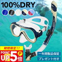 シュノーケル セット 100％ ドライスノーケル シュノーケリングセット マスク ドライシュノーケル 2点セット 素潜り …