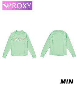 ROXY ロキシー ラッシュガード 女の子 ガールサイズ ビーチ 海 プール アウトドア サマー MINI MERMAID LOGO L/S Tシャツ 長袖