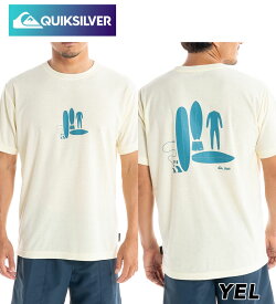 QUIKSILVER クイックシルバー 半袖 Tシャツ ORANGE&PARK UV対策 UPF30 レギュラーフィット サーフィン ビーチ 海 プール アウトドア サマー PB SEA PLAY ラッシュガード