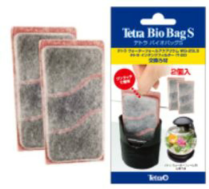 楽天市場 Tetra 熱帯魚 飼育用品 フィルター部品テトラ バイオバックsオートフィルターat S用カートリッジ 2個入り Aqua F