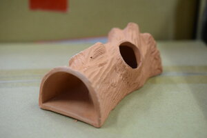 【アクアエフオリジナル商品】熱帯魚 飼育用品プレコ用産卵筒 木株タイプ 4個セット 神戸店在庫