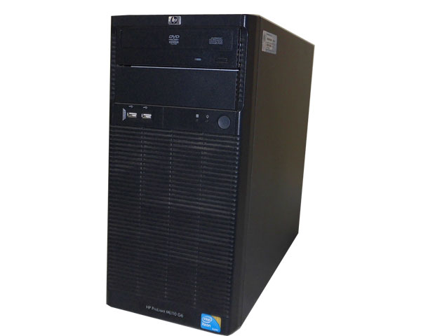 HP ProLiant ML110 G6 510078-B21 中古 おすすめ 人気ショップが最安値挑戦 Xeon 2.4GHz X3430 73GB×2 2GB