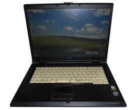 難あり WindowsXP 中古ノートパソコン 富士通 LIFEBOOK FMV-A6255 (FMVXNXU81) Core2Duo T7250 2.0GHz/1GB/80GB/DVD-ROM