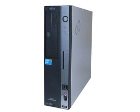 Windows7 富士通 ESPRIMO FMV-D5290 (FMVDD2A0G1) Core2Duo-E8400 3.0GHz 4GB 160GB DVD-ROM 中古パソコン デスクトップ 本体のみ 中古PC