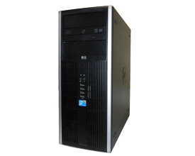 Windows7 Professional 32bit hp 8000 Elite CMT (WB099PA#ABJ) Core2Quad Q9650 3.0GHz 4GB 250GB DVD-ROM 中古パソコン デスクトップ タワー型