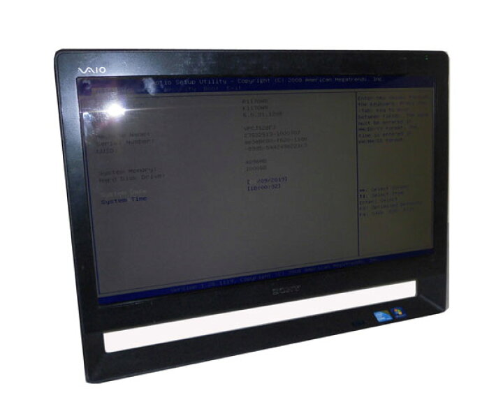 楽天市場】OSなし 中古パソコン 液晶一体型 SONY VAIO VPCJ118FJ Core 