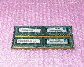 中古メモリ RAMAXEL PC3-10600U 4GB(2GB×2枚) 2R×8 (HP 497157-B88) デスクトップパソコン用 送料無料