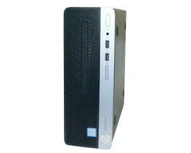 Windows10 Pro 64bit HP ProDesk 400 G4 SFF (Y5W43AV) Core i3-6100 3.7GHz メモリ 4GB HDD 500GB(SATA) DVDマルチ 本体のみ