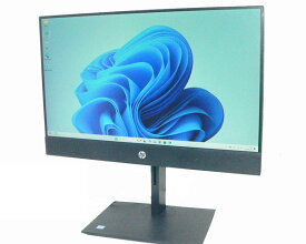 パソコン 中古 Windows11 HP ProOne 600 G5 Aio (6AE31AV) Core i5 9500T 2.2GHz メモリ 8GB HDD 500GB(SATA)+256GB(新品NVMe SSD) 21.5インチ フルHD(1920×1080) キーボード・マウス(新品) 液晶一体型パソコン