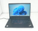 パソコン 中古 Windows11 Pro 64bit Lenovo ThinkPad E14 (20RB-S3L100) 第10世代 Core i3-10110U 2.1GHz メモリ 8GB 256GB(NVMe SSD 新品) 14インチ フルHD(1920x1080) Webカメラ ノートパソコン