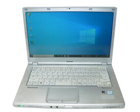 Windows10 Pro 64bit Panasonic Let'sNote CF-LX5 (CF-LX5PDUMS) Core i5-6300U 2.4GHz メモリ 8GB SSD 128GB 光学ドライブなし 無線LAN 14インチ フルHD(1920×1080) Webカメラ Bluetooth 難あり ACアダプタ付属なし
